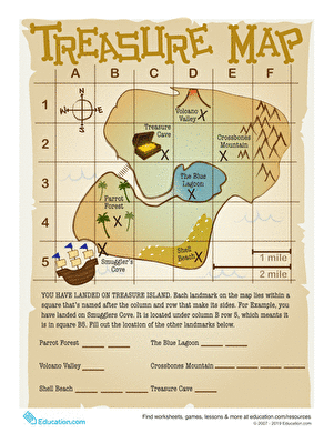 Treasure Map Grid