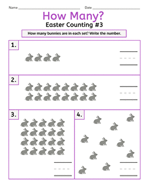 How Many? Easter Counting #3