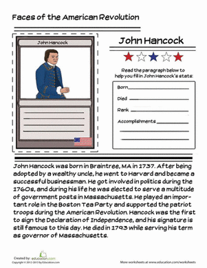 John Hancock Trading Card