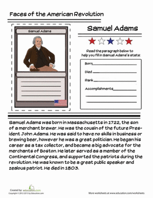 Samuel Adams Trading Card