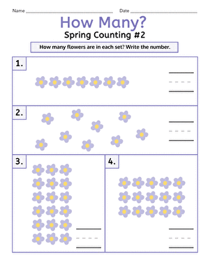 How Many? Spring Counting #2