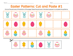 Easter Patterns: Cut and Paste #1