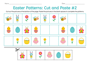 Easter Patterns: Cut and Paste #2