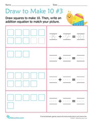 Draw to Make 10 #3