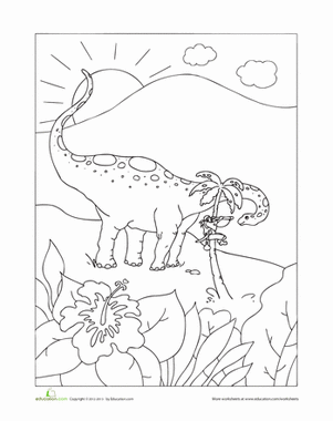 Jurassic Pirate Coloring Page