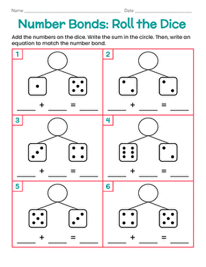 Number Bonds: Roll the Dice
