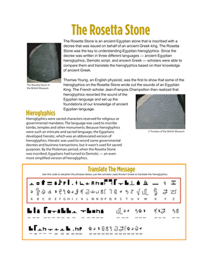 The Rosetta Stone