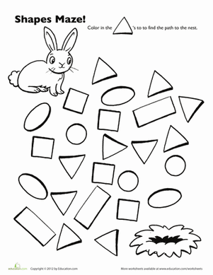 Bunny Shape Maze