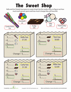 Make Change: Sweet Shop