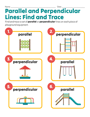 Parallel and Perpendicular Lines: Find and Trace