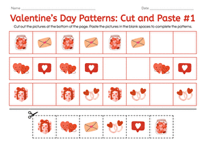 Valentine's Day Patterns: Cut and Paste #1