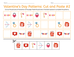 Valentine's Day Patterns: Cut and Paste #2