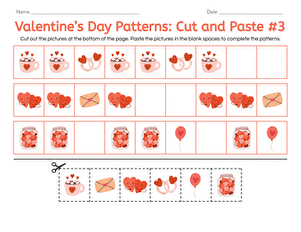 Valentine's Day Patterns: Cut and Paste #3