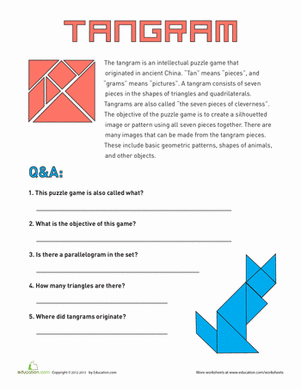 History of Tangrams