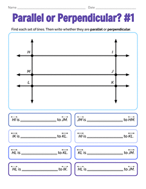 Parallel or Perpendicular? #1