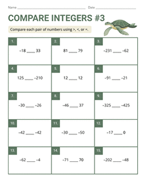 Compare Integers #3