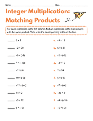 Integer Multiplication: Matching Products