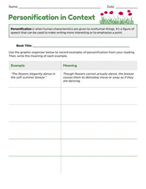 Personification in Context