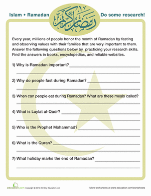 Learn About Ramadan
