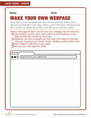 Make a Webpage