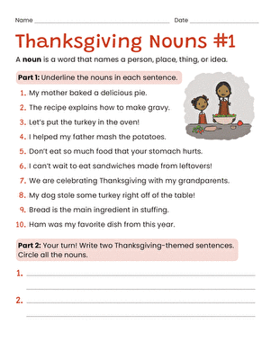 Thanksgiving Nouns #1