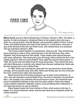 All About Marie Curie