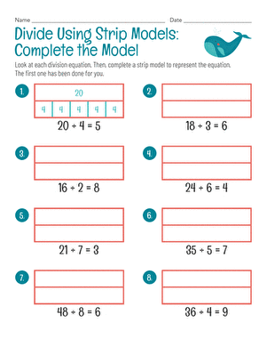 Divide Using Strip Models: Complete the Model