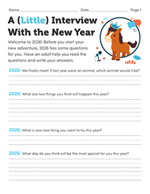 A (Little) Interview With the New Year