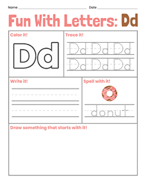 Fun With Letters: Dd