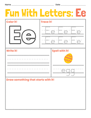 Fun With Letters: Ee