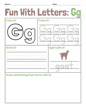 Fun With Letters: Gg