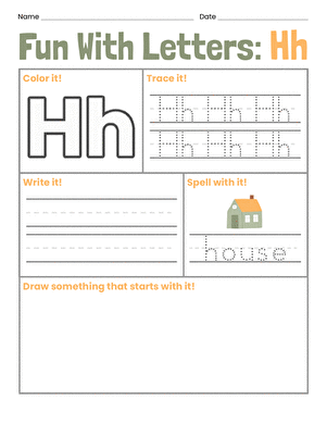 Fun With Letters: Hh