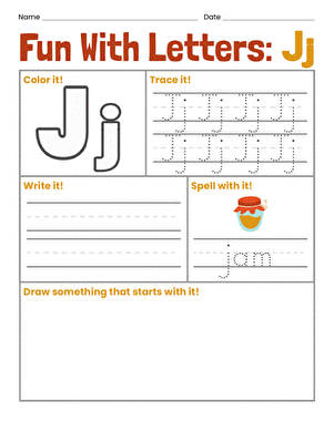 Fun With Letters: Jj
