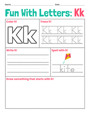Fun With Letters: Kk