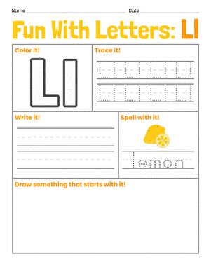 Fun With Letters: Ll