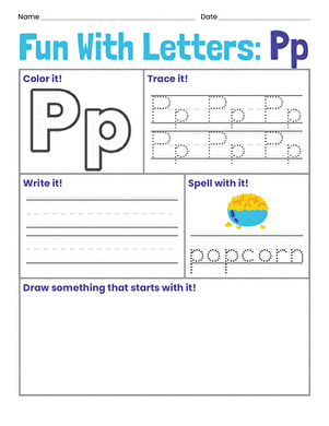 Fun With Letters: Pp