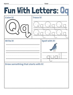 Fun With Letters: Qq
