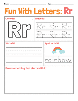 Fun With Letters: Rr