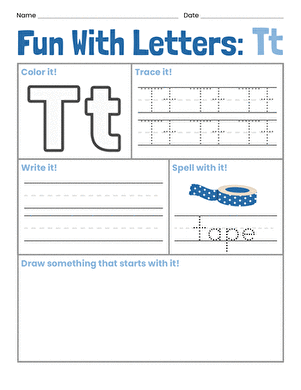Fun With Letters: Tt
