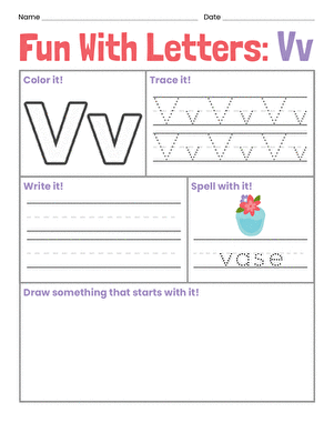 Fun With Letters: Vv