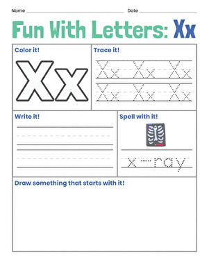 Fun With Letters: Xx