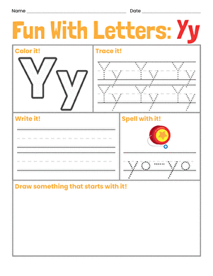 Fun With Letters: Yy
