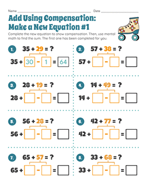 Add Using Compensation: Make a New Equation #1