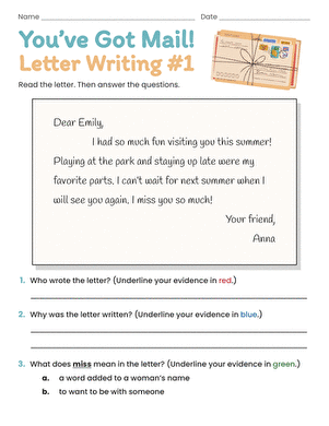 You've Got Mail! Letter Writing #1