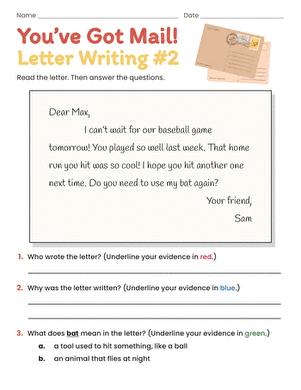 You’ve Got Mail! Letter Writing #2