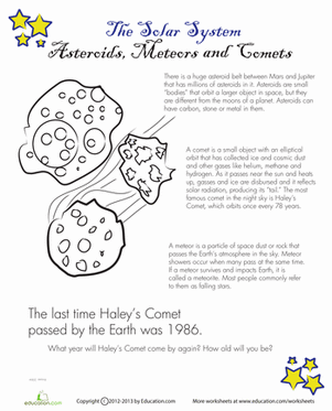 Asteroids and Comets