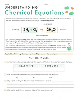 Understanding Chemical Equations