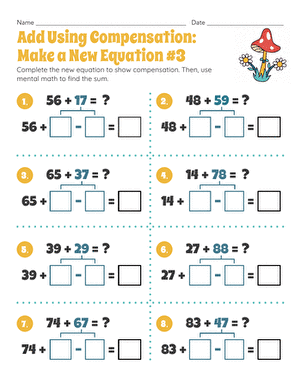 Add Using Compensation: Make a New Equation #3