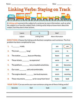 Linking Verbs: Staying on Track