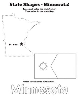 Trace the Outline of Minnesota
